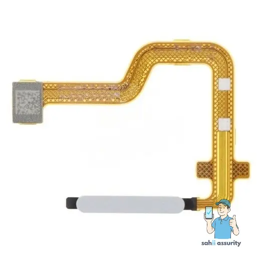 Fingerprint Sensor with Flex Cable for Motorola Moto G32 Silver thumbnail